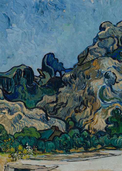 Vincent van Gogh, Mountains at Saint-Rémy (Montagnes à Saint-Rémy), July 1889