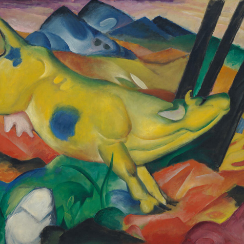 Franz Marc, Yellow Cow (Gelbe Kuh), 1911