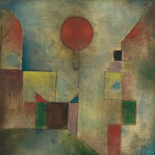 Paul Klee, Red Balloon (Roter Ballon), 1922