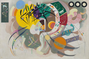Vasily Kandinsky - Dominant Curve (Courbe dominante), 1936