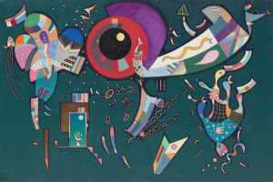 Vasily Kandinsky - Around the Circle (Autour du cercle), 1940