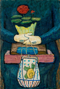 Gabriele Münter - Still Life on the Tram (After Shopping), ca. 1909–12 
