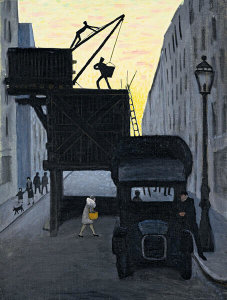 Gabriele Münter - Scaffolding (Baugerüst), 1930