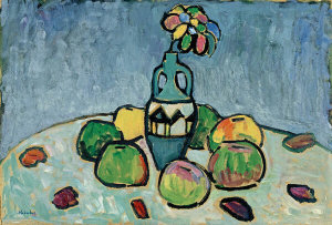 Gabriele Münter - Gray Still Life (Stillleben grau), 1909