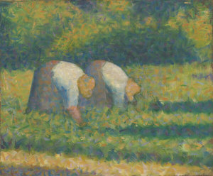 Georges Seurat - Farm Women at Work (Paysannes au travail), 1882–83