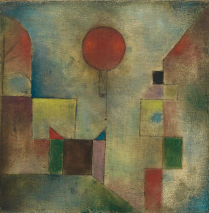 Paul Klee - Red Balloon (Roter Ballon), 1922