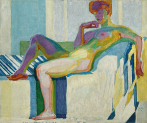František Kupka - Planes by Colors, Large Nude (Plans par couleurs, grand nu), 1909–10