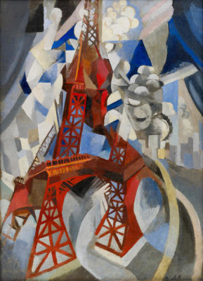 Robert Delaunay - Red Eiffel Tower (La Tour rouge), 1911–12