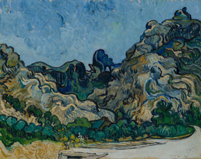 Vincent van Gogh - Mountains at Saint-Rémy (Montagnes à Saint-Rémy), July 1889