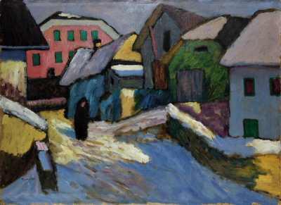 Gabriele Münter - Schnee und Sonne (Snow and Sun), 1911