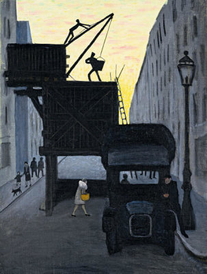 Gabriele Münter - Scaffolding (Baugerüst), 1930