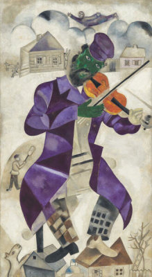 Marc Chagall - Green Violinist (Violiniste), 1923–24